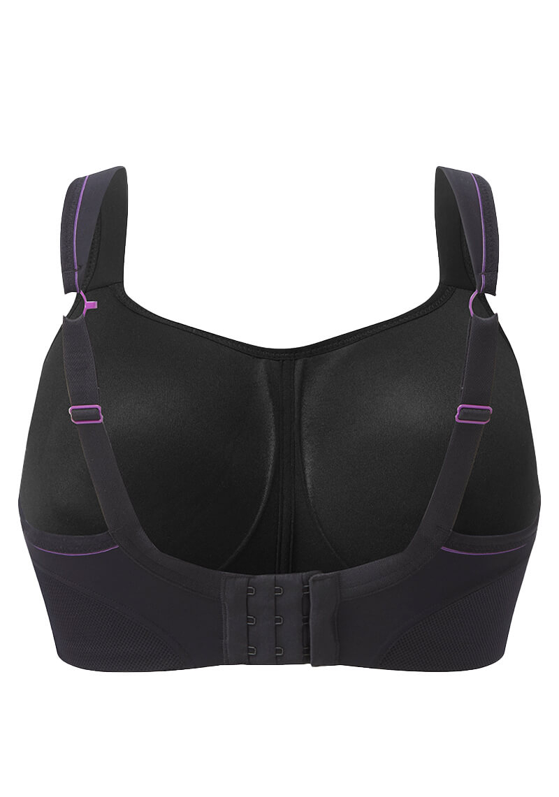 Sport BH beugelloos Panache zwart