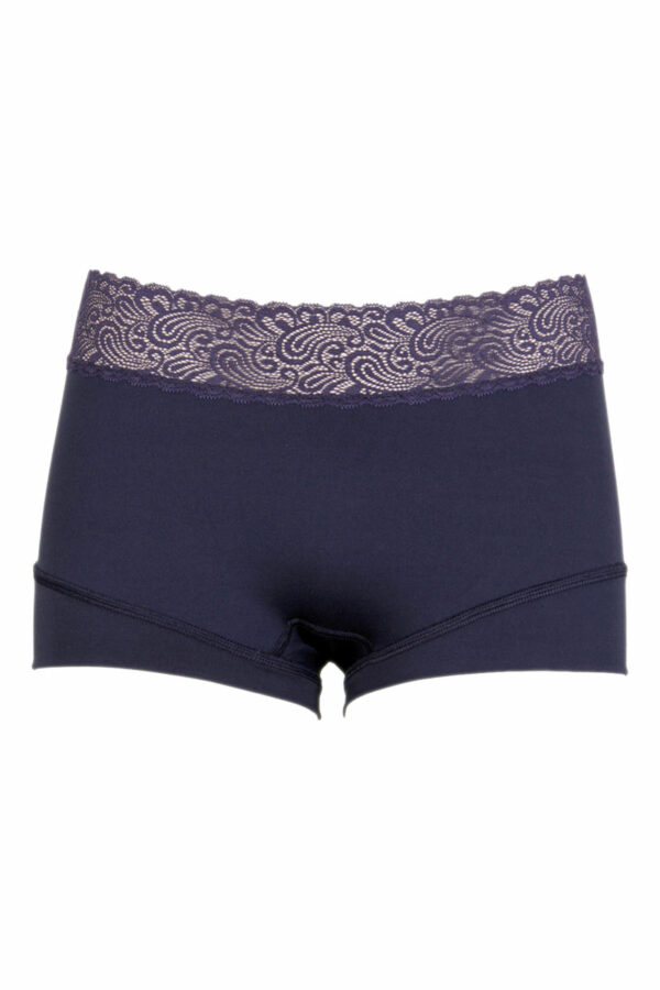 RJ Pure Color Lace Dames Short donkerblauw