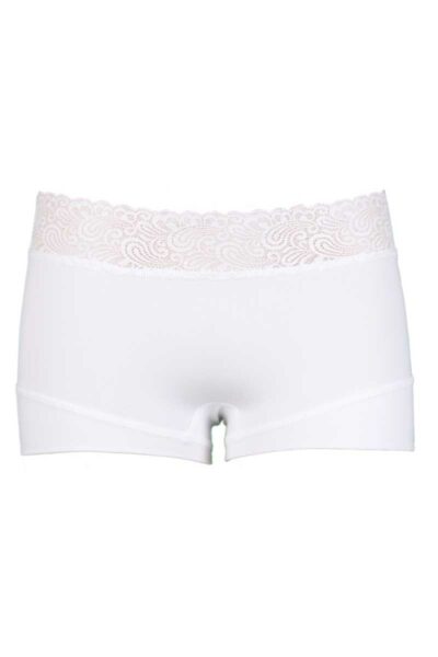 RJ Pure Color Lace Dames Short wit