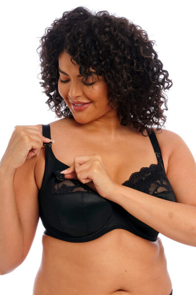 voedingsbh elomi molly zwart front crop