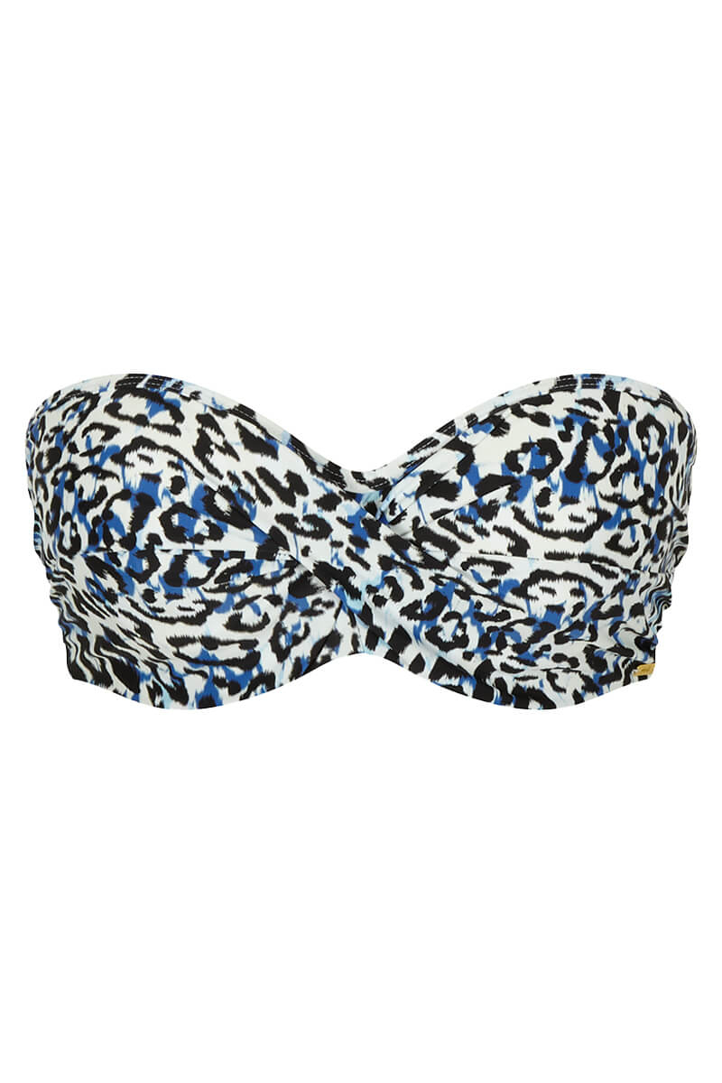 Voorgevormde bandeau bikini top Panache Serengeti