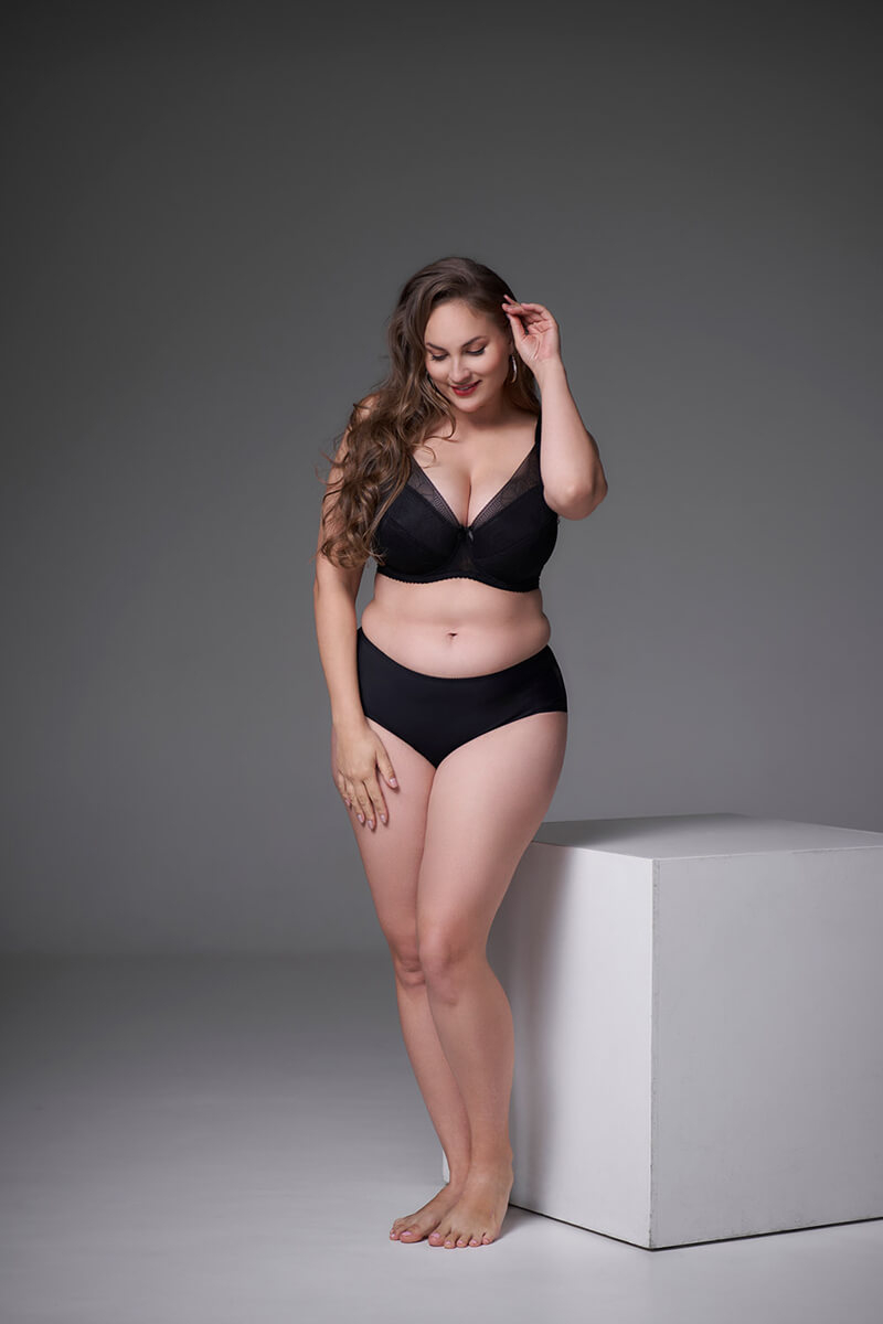 Plaisir BH Lisa Zwart Voorgevormd