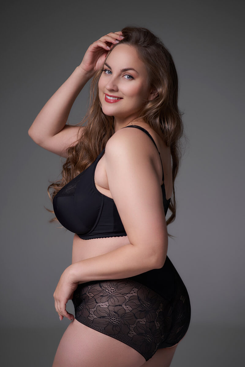 Hoge taille slip Plaisir Lisa Black - Afbeelding 5