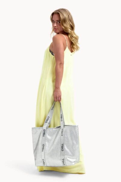 cyell wildlife maxi strandjurk back with bag
