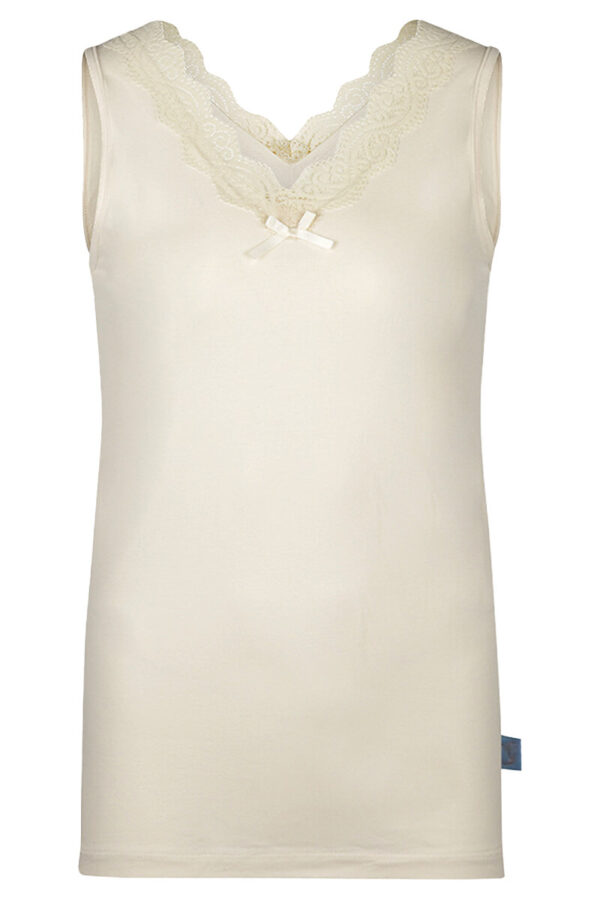 pyjama top charlie choe lace off white cutout front