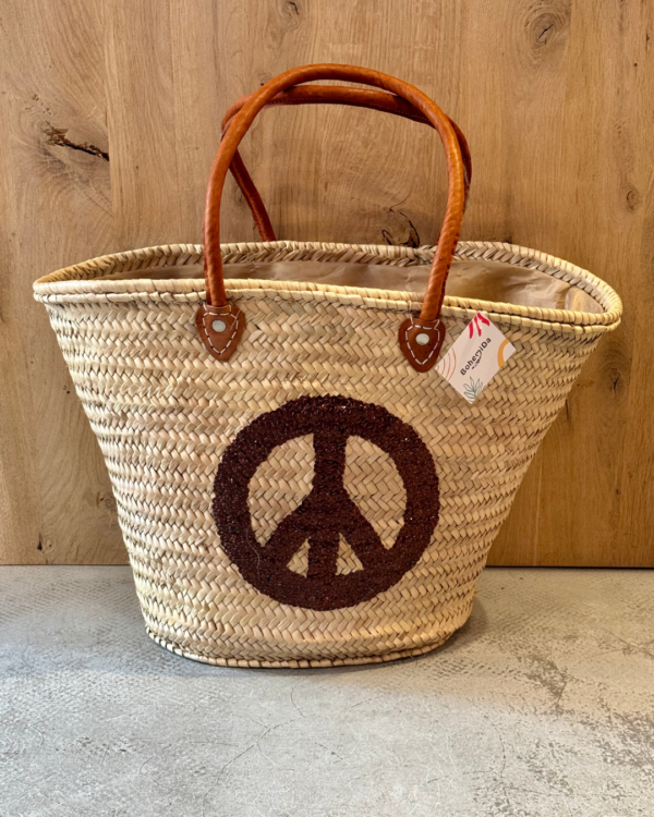Bohemida Shopper Symbool Peace Bruin