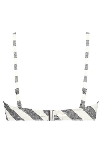 cyell voorgevormde bandeau bikini top glitz cutout back