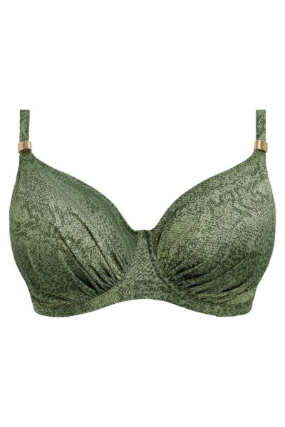fantasie maya bay hele cup bikini top peridot cutout