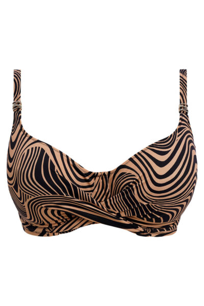 fantasie pemba island hele cup bikini top mocha cutout