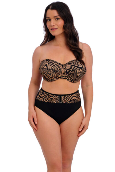 fantasie pemba island high waist bikinislip mocha front