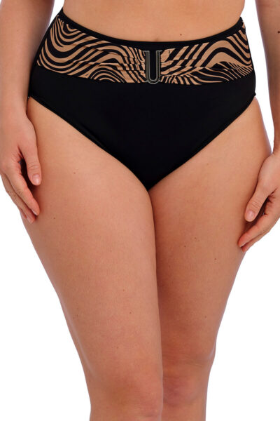 fantasie pemba island high waist bikinislip mocha front crop