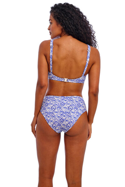 freya ocean breeze high apex bikini top denim back