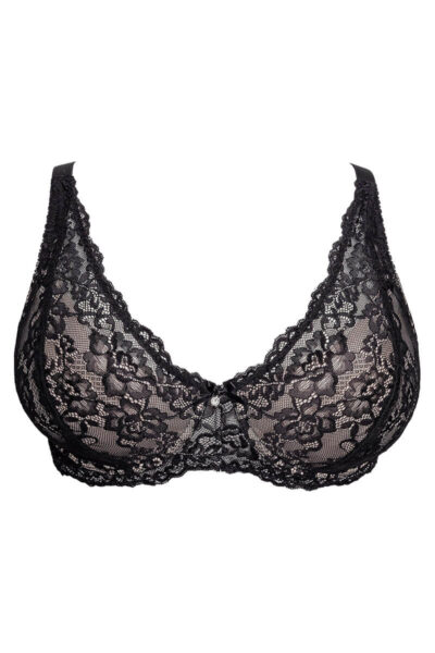 plaisir voorgevormde plunge bh diana floral cutout front