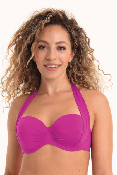 rosa faia bandeau bikinitop catalina shiny basics front halter