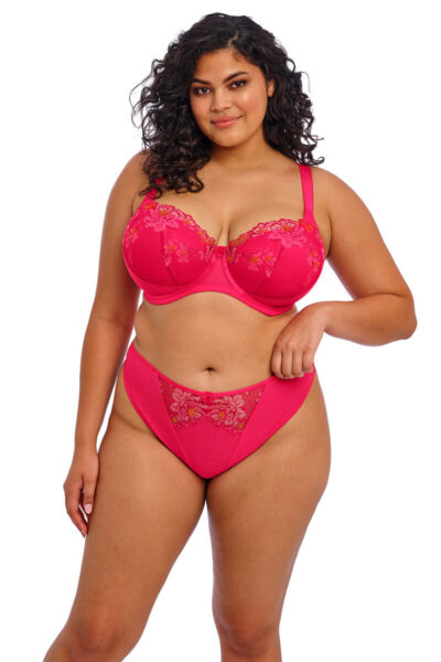 elomi teagan padded halve cup bh azalea front