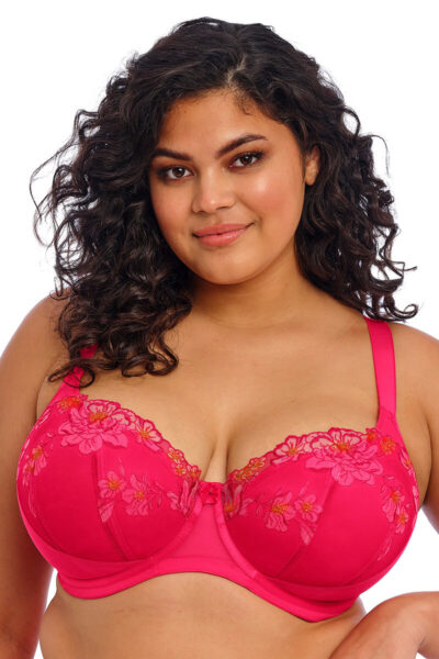 elomi teagan padded halve cup bh azalea front crop