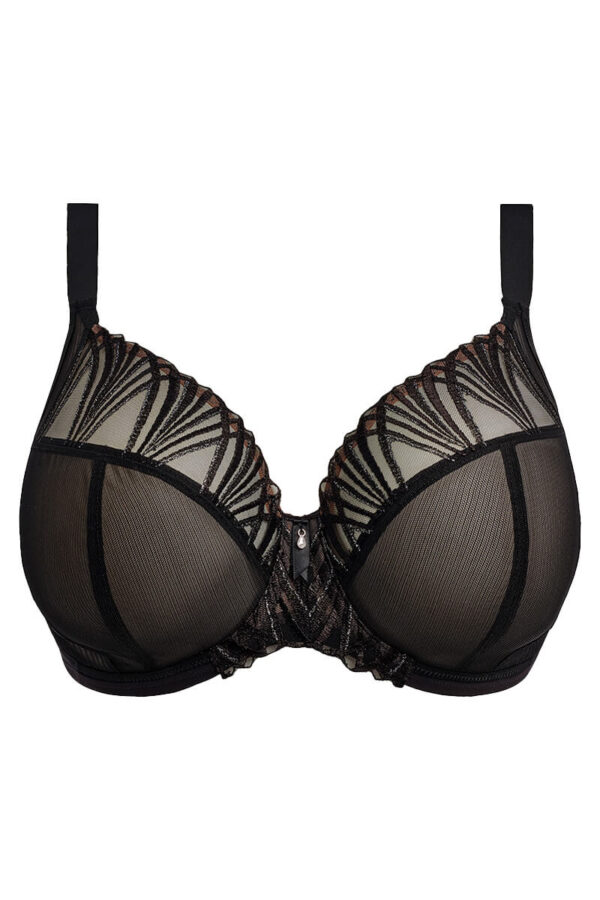 elomi reja plunge bh black cutout