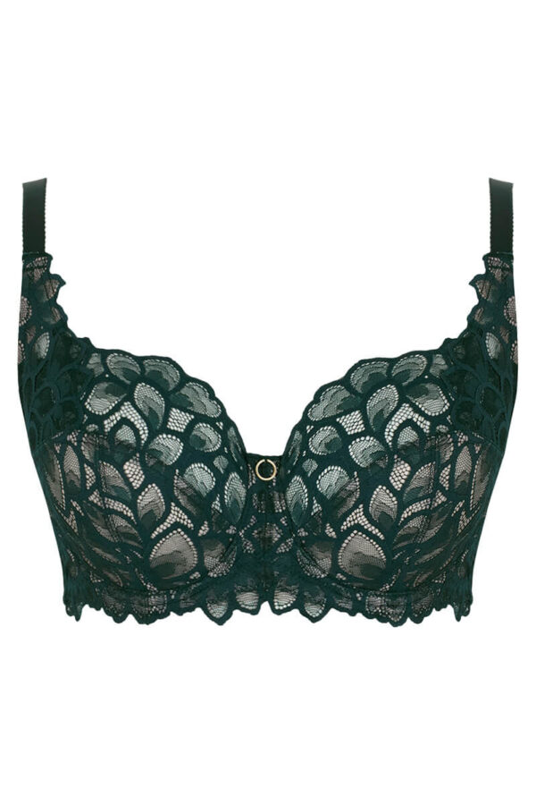 panache allure hele cup bh forest green cutout