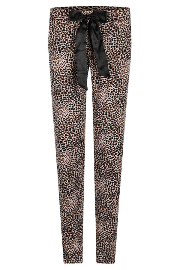 charlie choe cozy days pyjama broek panter cutout front