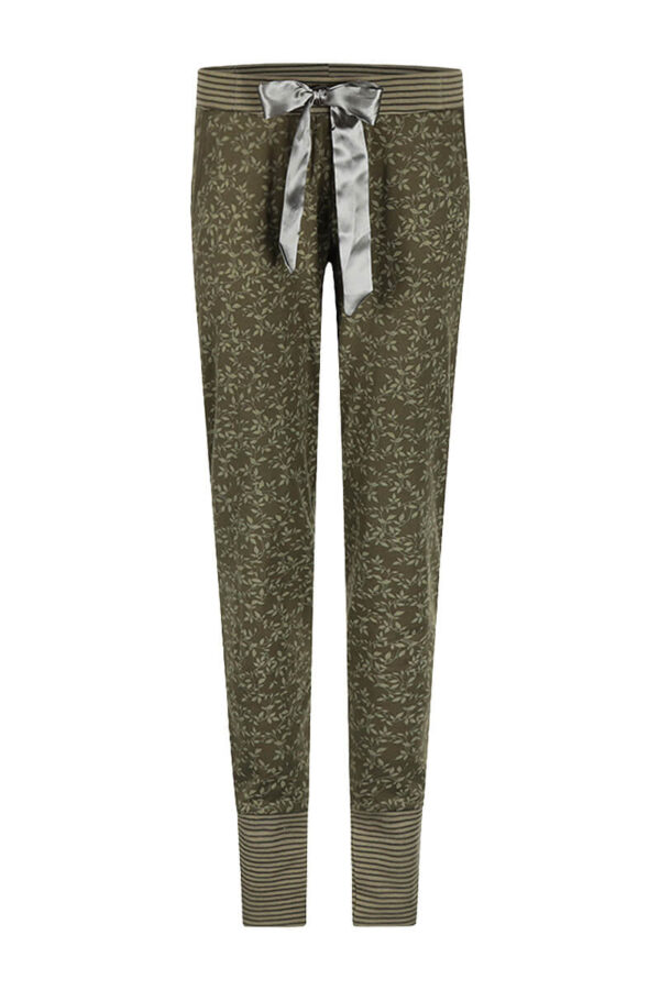 charlie choe lovely nights pyjamabroek leaves cutout front