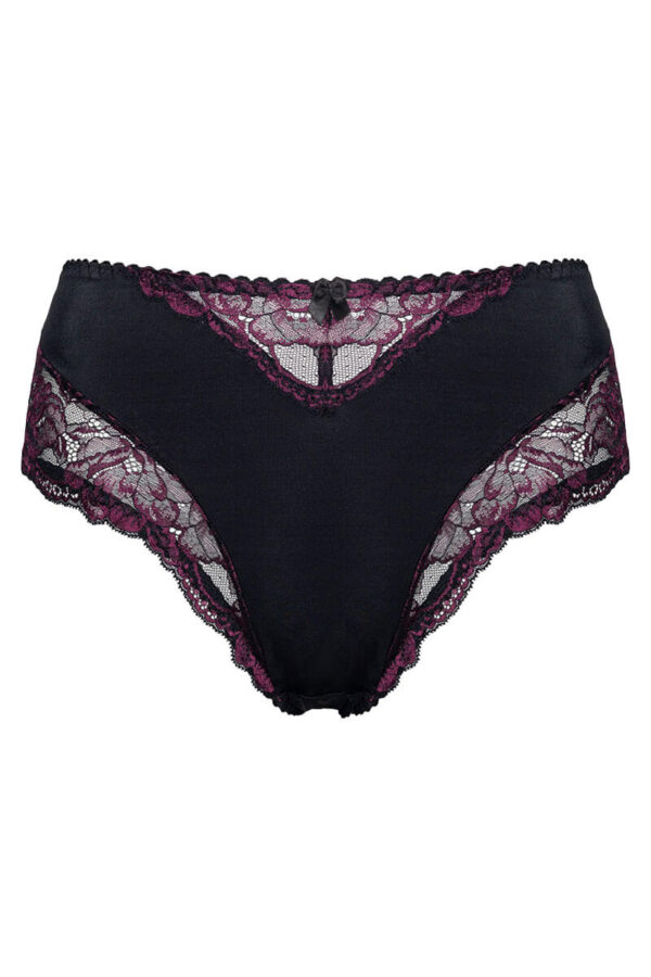 plaisir beate hoge slip merlot cutout front