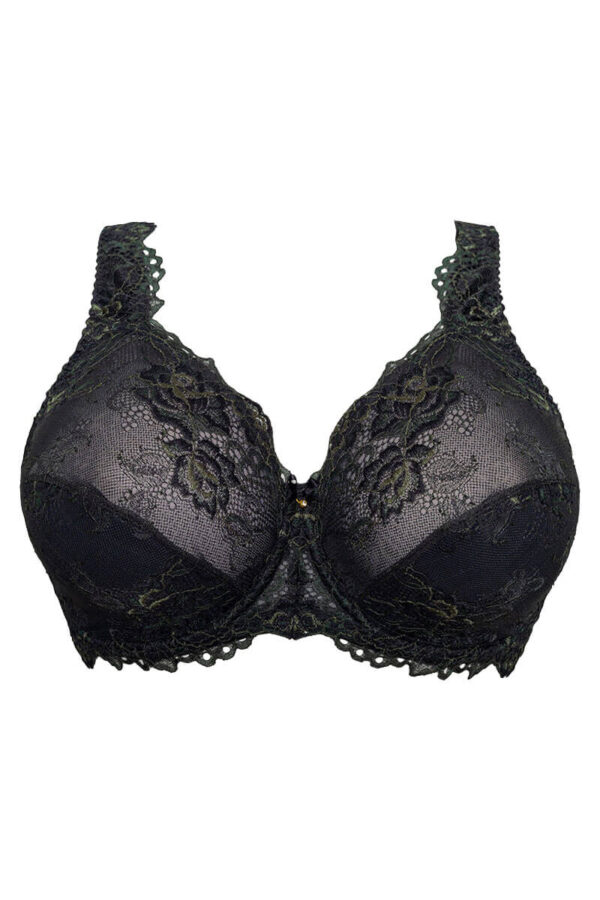 plaisir beate luxury hele cup bh moss green cutout front