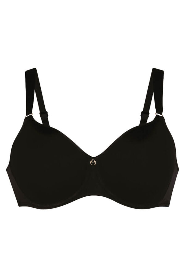 anita claire voorgevormde t-shirt bh zwart cutout front
