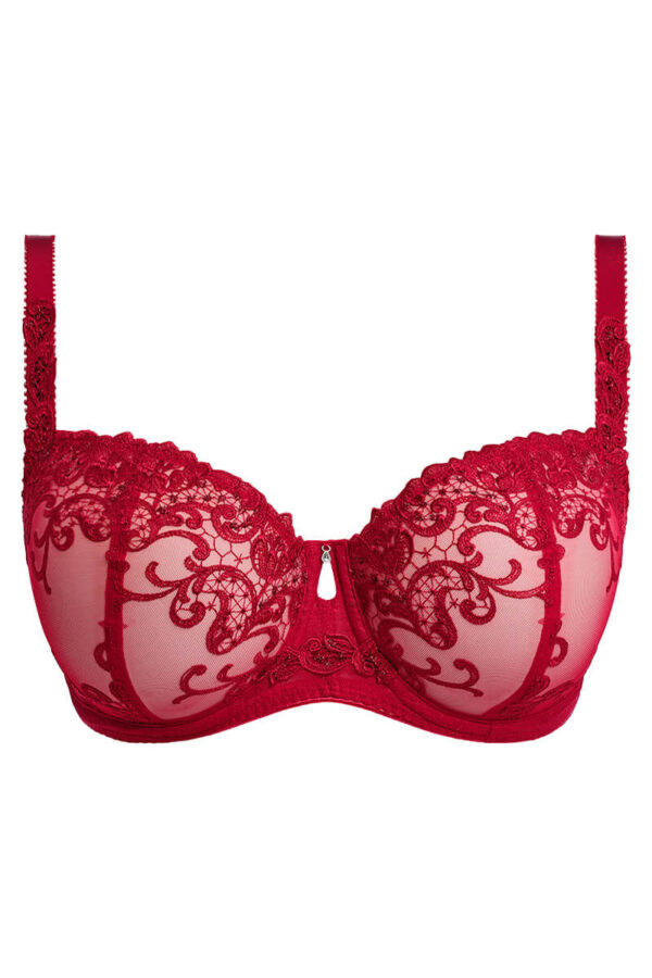 fantasie portia balconette bh red cutout