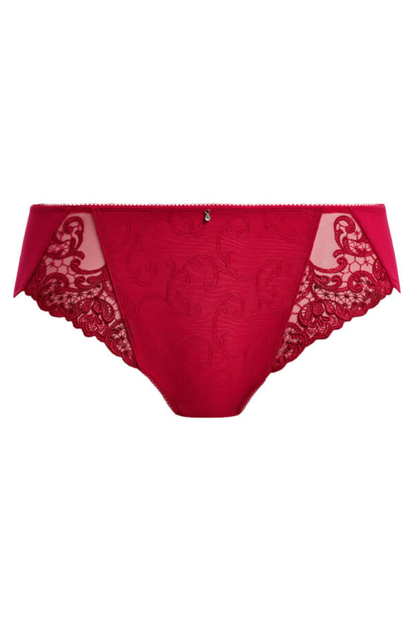 fantasie portia slip red cutout