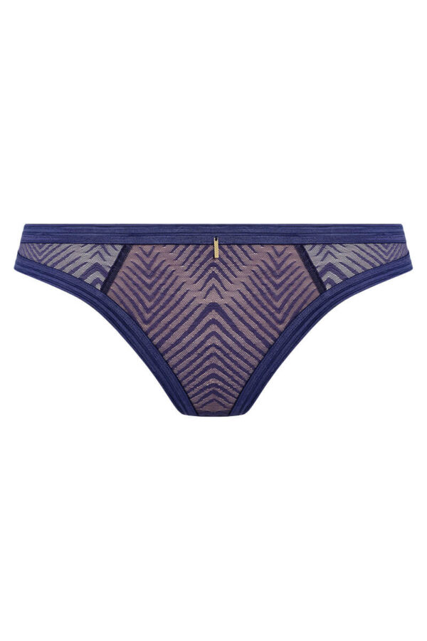 freya tailored brazilian string dark sapphire cutout