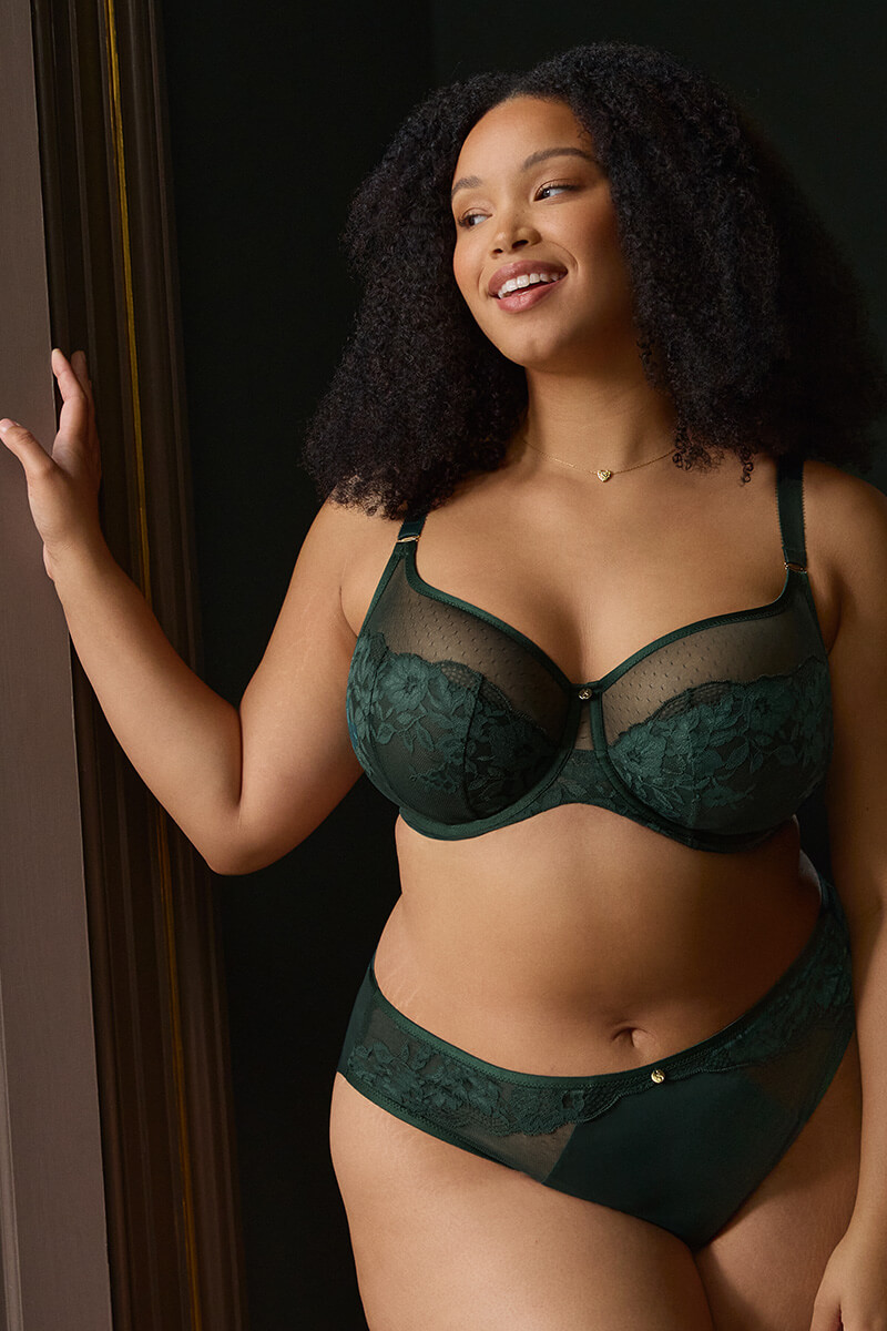sculptresse josephine hele cup bh forest green fashion2