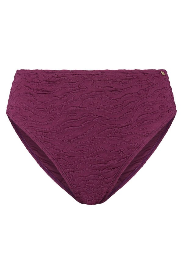 beachlife high waist bikinislip bright plum cutout