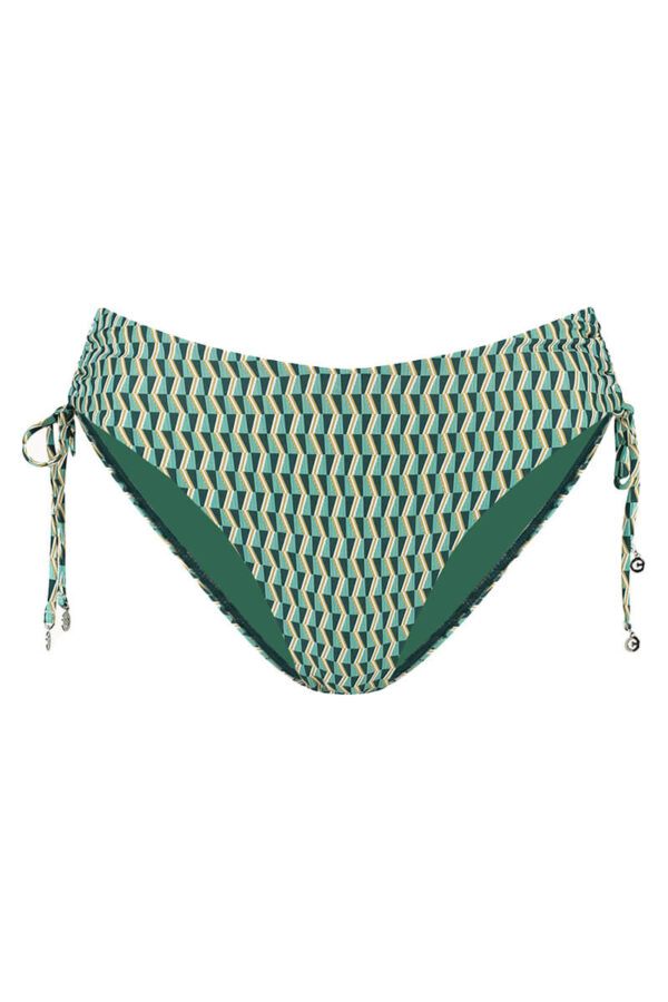 cyell high leg bikinislip groovy graphic cutout