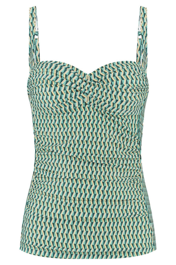 cyell tankinitop groovy graphic cutout