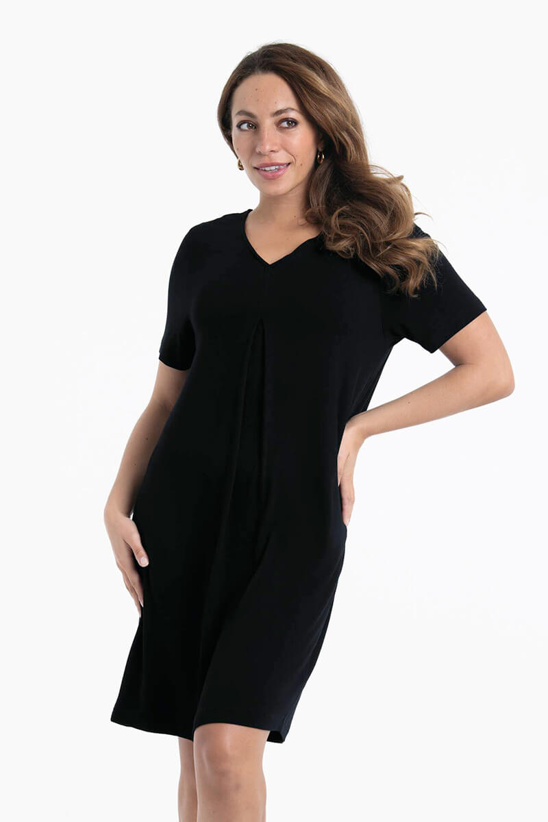 anita essentials tuniek jaca black front