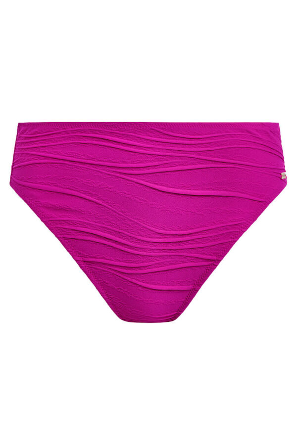 fantasie beach waves hoge bikinislip bright fuchsia cutout