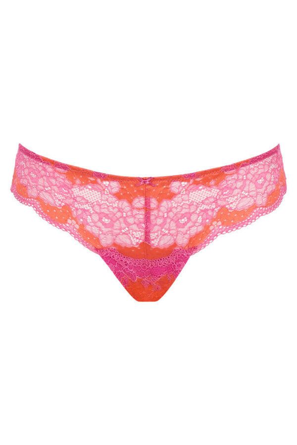 panache clara string pink papaya cutout