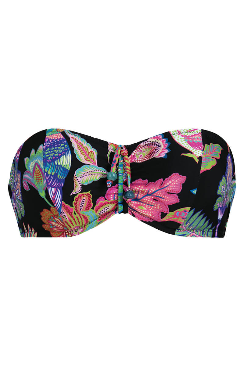 rosa faia bandeau bikini top ella dreamland beach cutout strapless