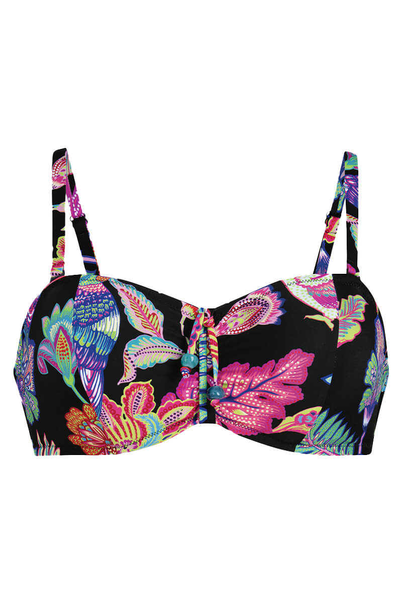 rosa faia bandeau bikini top ella dreamland beach cutout straps