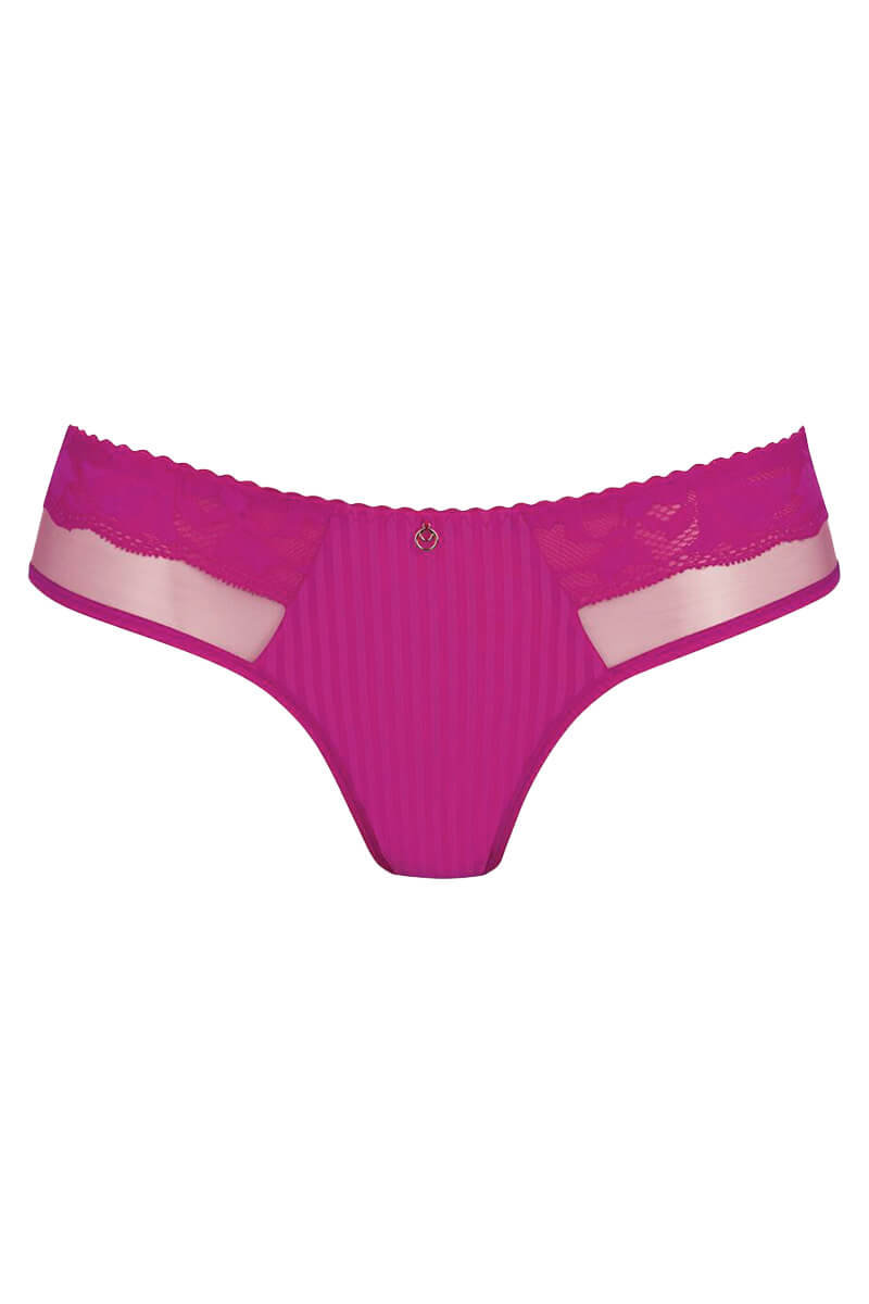 rosa faia sita string candy pink cutout front