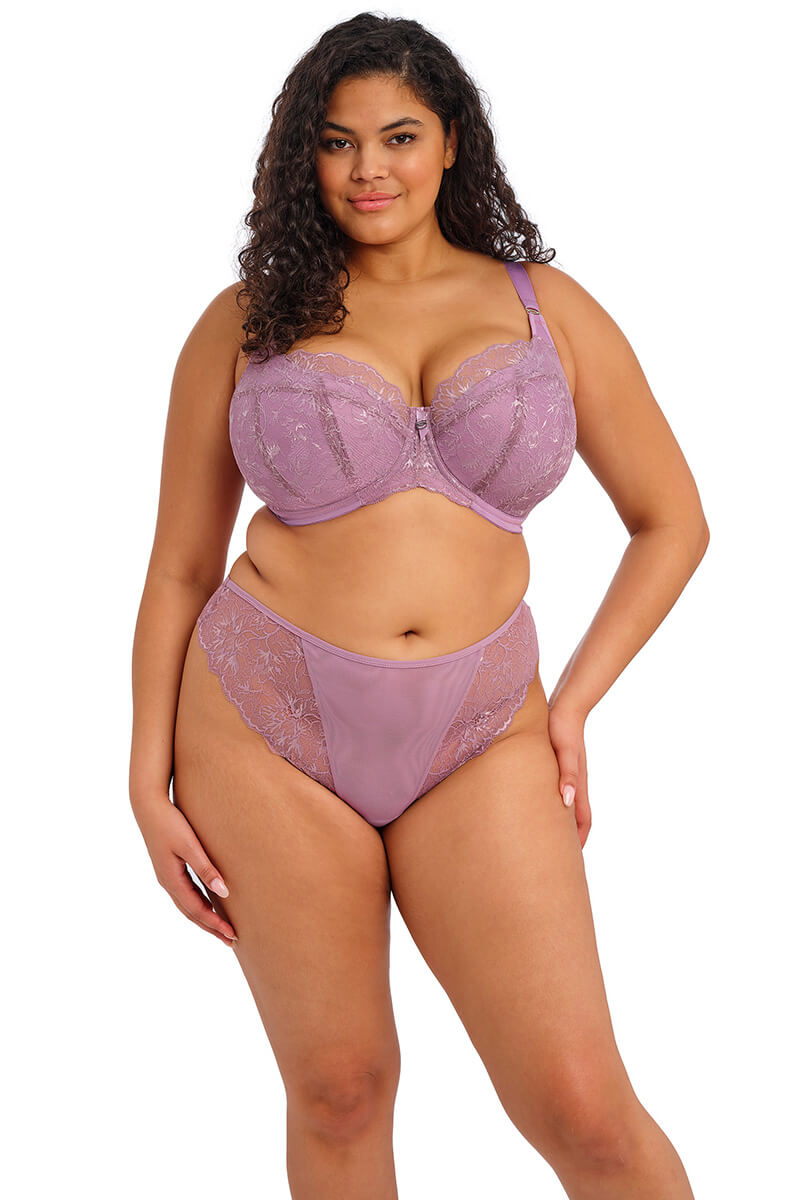 elomi brianna string heather front