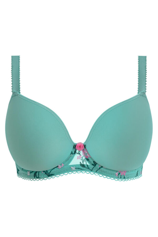 freya love crush voorgevormde plunge bh aqua haze cutout