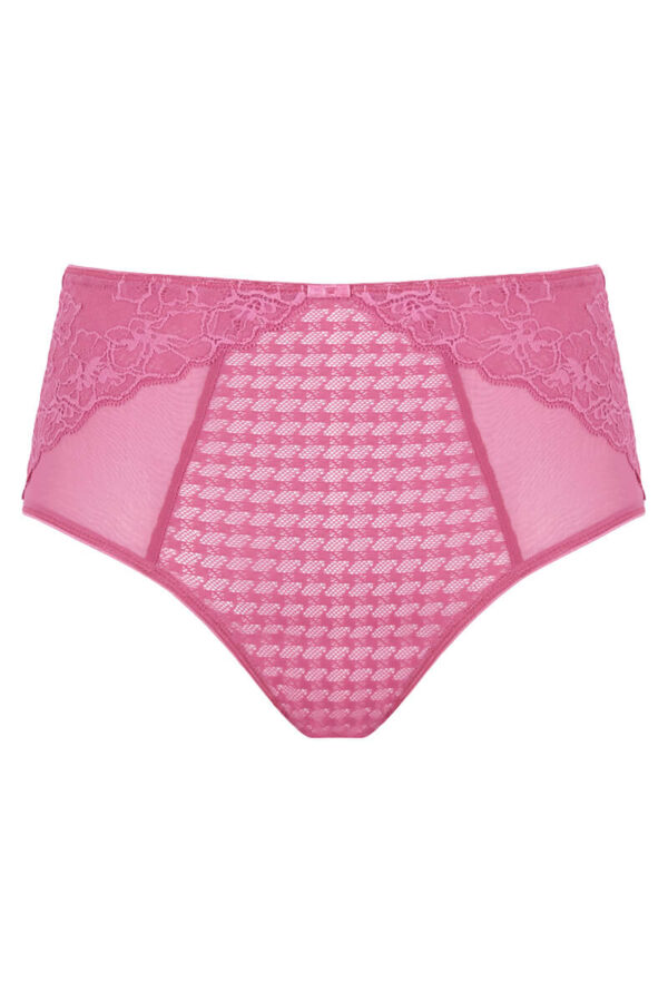 panache envy high waist brazilian fuchsia pink cutout