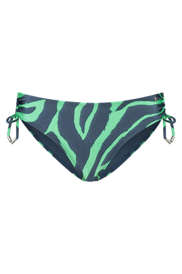 beachlife rijgslip green tiger cutout