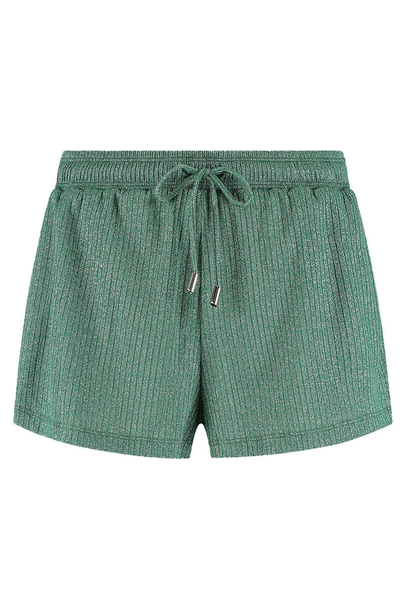 beachlife short green glitter cutout