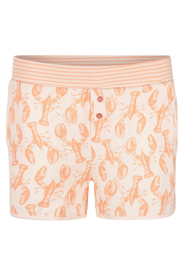 charlie choe amalfi coast pyjama short peach kreeften cutout front