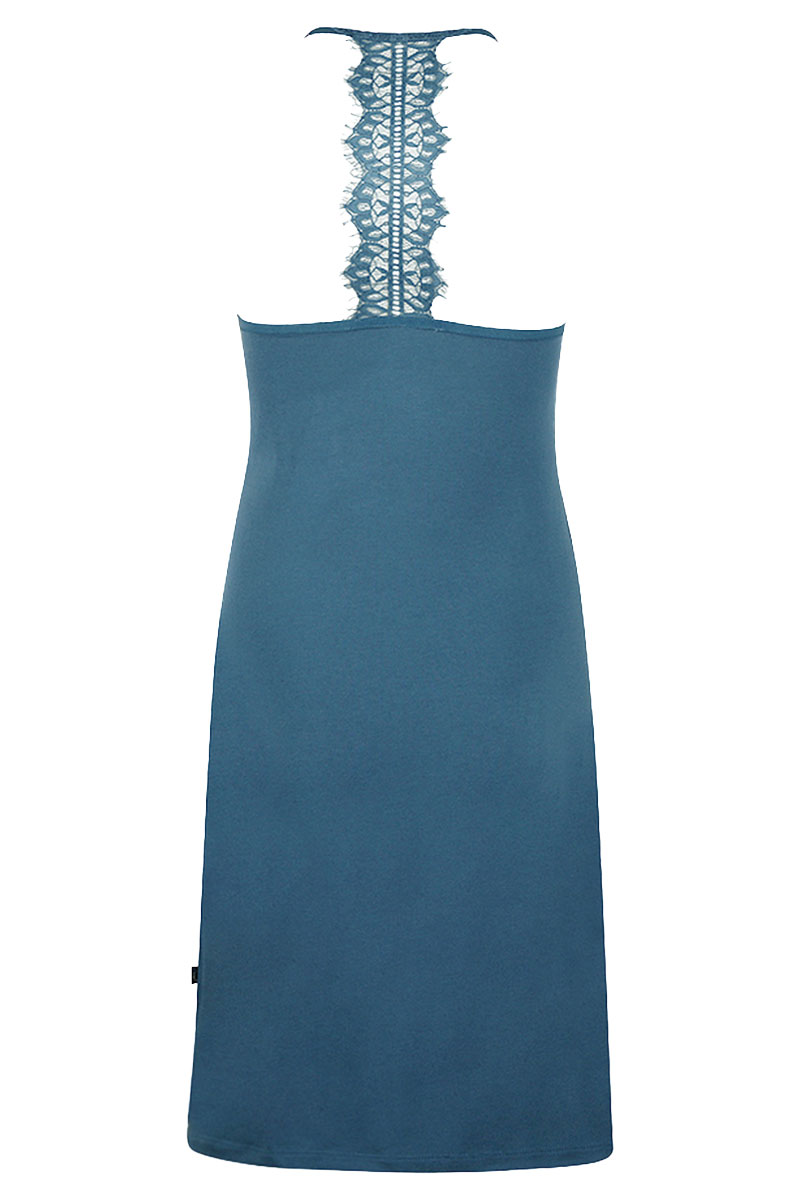 charlie choe amalfi coast slipdress navy cutout back