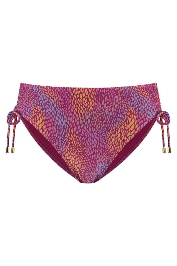 cyell burgundy drops rijgslip cutout