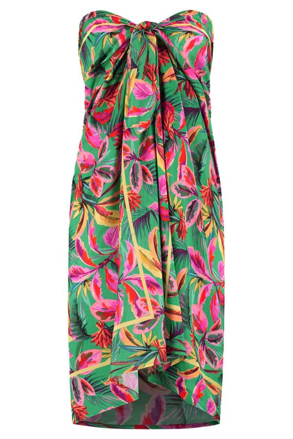 cyell floral forest pareo cutout