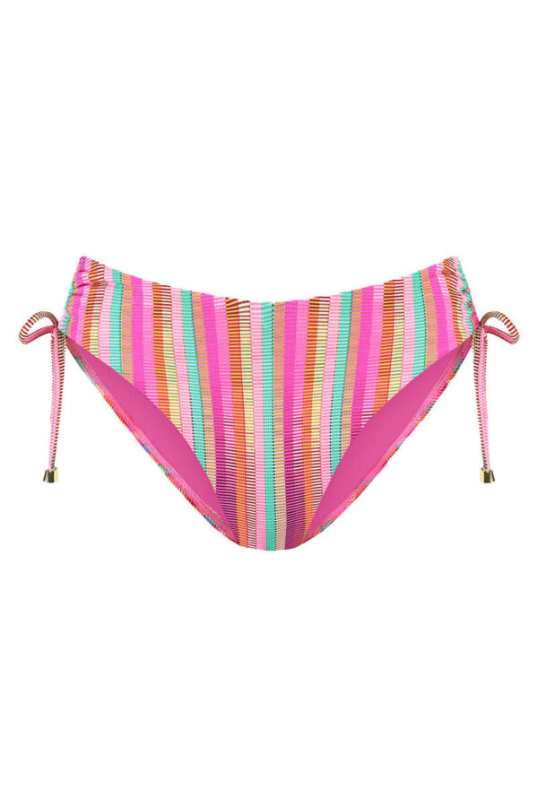 cyell high leg bikinislip tropical lines cutout